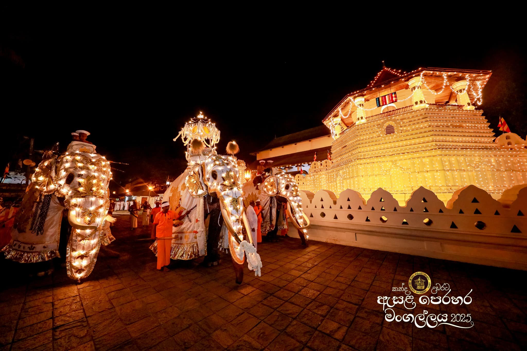 Temple of the Tooth at night placeholder